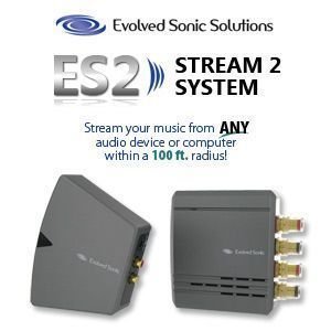   SOLUTIONS ES2 WIRELESS DIGITAL SOUND STREAMING TO ANY SPEAKER NEW