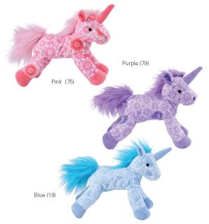  Fancy Fillies Dog Toy Squeaker Plush Squeaky Toys Unicorn