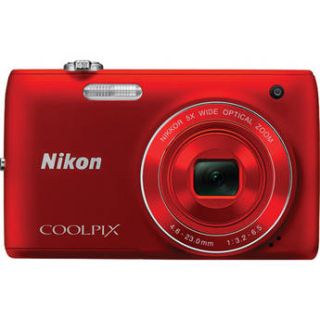  coolpix s4100 digital camera red refurbished manufacturer refurbished