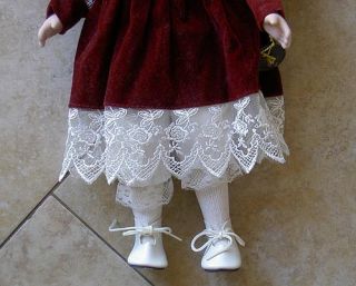 Brinns Collectible Porcelain Doll Peggy 1991 with Box