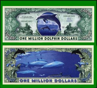  this deal is for 5 bills from our wildlifeseries the dolphin million