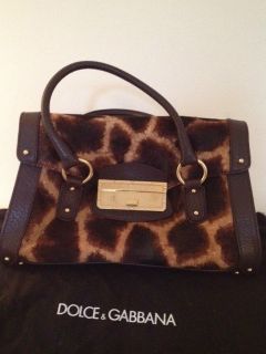  Dolce Gabbana Leather Cowhide Handbag