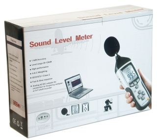 DT 8852 Digital Sound Noise dB Meter Data Logger /w MEMORY PC USB