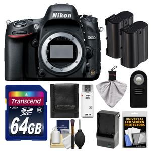 Nikon D600 Digital SLR Camera Body Kit 24 3 MP New USA