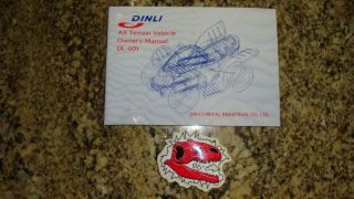 Dinli DL 601 Beast Trex T Rex Owners Manual Decal Sticker More Parts