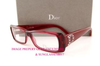 New Christian Dior CD Eyeglasses Frame 3136 SWH Burgund