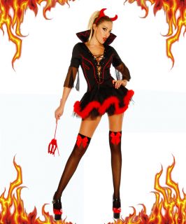 8296 Devil Halloween Iblis Fancy Dress Costume s M 8 10