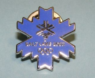  winter olympic snowflake pin purple lapel pin badge i usa slc winter