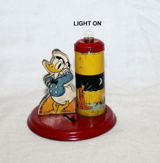 DISNEY1938Donald Duck Night Light Works by Micro Lite
