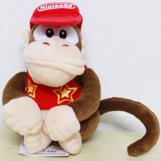  Diddy Kong Plush Toy Stuffed Donkey Kong Monkey Teddy Doll