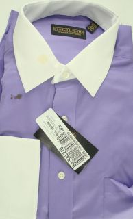 1929 Donal J Trump Mens Dress Shirt French Cuff Deep Lilac 16 5 34 35