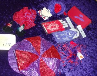 Red Hat Society Items Mixed Lot All New Items Lot 119