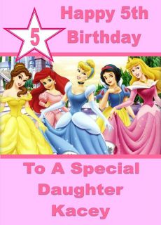 New Design Personalised Birthday Card Disney Princess Snow White
