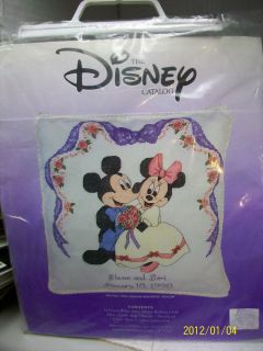 The Disney Catalog Counted Cross Stitch Kit Mickey Minnie Wedding