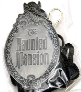 Pin 70562 WDI   Haunted Mansion Plaque (Logo)   Bolo Lanyard