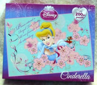 Disney Princess Cinderella 200 Piece Puzzle INVITATION TO ROYAL TEA