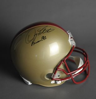 Doug Flutie Signed Autographed Boston College F s Helmet JSA Witness