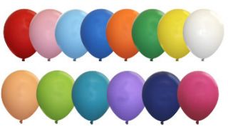 10 Standard Solid Colored Balloons You Pick Color New