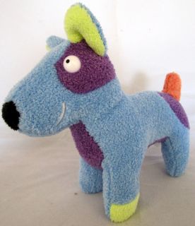Douglas Cuddle Toys Blue Multicolor Plush Dog 8