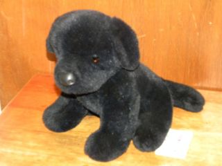 BLACK LAB PUPPY *Douglas Cuddle Toy Dog w/ Hang Tag MACHINE WASHABLE