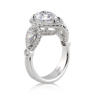 03Ct Pear Shape Diamond Engagement Ring Anniversary Ring