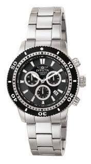 New Invicta 1203 Men Watch Stainless Steel Band Stainless Steel Case