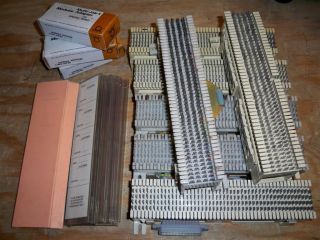 Lot 7 66 Block Telco Punch Dows 5 Port Mod Adapters