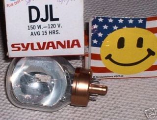 DJL 150 w Sylvania DeJur Elmo 8mm Projector Lamp Bulb