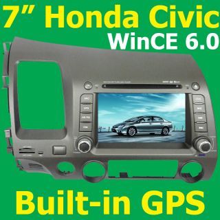 Auto Stereo A2DP Radio Car DVD Player GPS Navigation for Honda Civic