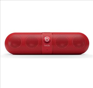 beats by dr dre pill red portable bluetooth speaker