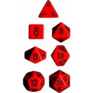chessex polyhedral 7 die opaque dice set opaque dice are made of a