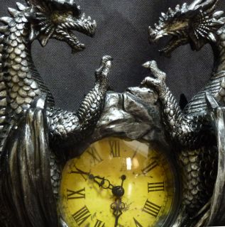 DRAGONSTAR Dragon Clock DWK Statue H11.5 x L10.25 x W5.5