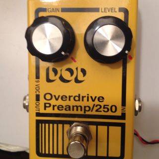 DOD Overdrive / Preamp 250 Guitar Effect Pedal Slightly Used Yngwie