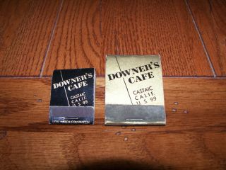 Downers La Torre Cafe Castaic California CA Two RARE 1930s Vintage