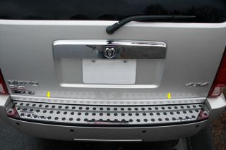 07 11 Dodge Nitro   Mirror Polished Rear Bumper Cap Chrome Trim, New