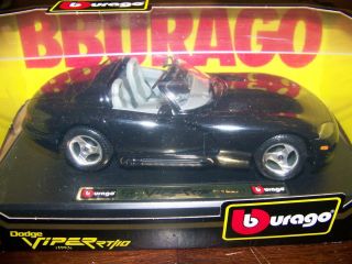 DODGE VIPER RT/10    1993 Convertible   1/24    Burago   New 