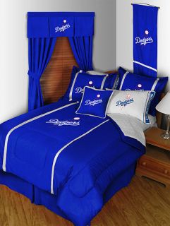 MLB Los Angeles Dodgers Queen Comforter Pillowcases Set