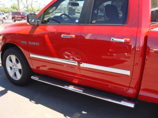 Dodge Ram 2009 2012 1500 2500 3500 Quad Cab Chrome Door Moldings Mopar