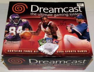 Sega Dreamcast Video Game System Sports Bundle 2K1 Games Retail Boxed
