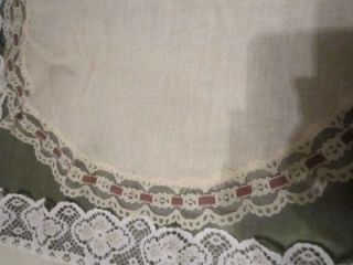 Vintage Estate Sale Lot of 7 Doilies Dresser Scarf Linen Cotton Lace