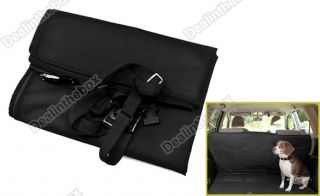 Hot Black Cradle Dog Car Rear Back Seat Cover Pet Mat Blanket Hammock