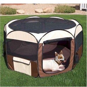 New Popping Up Easy Pets Pen Family Dog Kennel Portable Travel K9