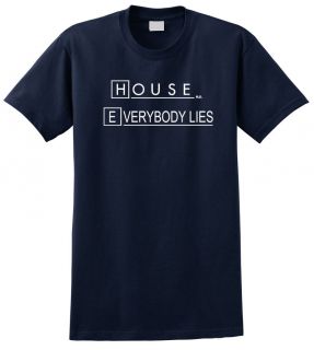 House MD T Shirt Tee Medical Drama TV Series Show Logo