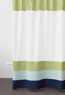 DKNY Color Block Fabric Shower Curtain
