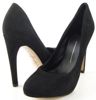 Dolce Vita Rosetta Black Suede Womens Designer Shoes High Heel