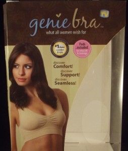 Genie Bra As Seen On TV Your Choice Nude or Black Large or XL 1X