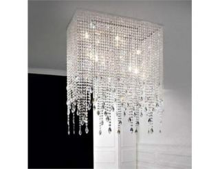 40cm Modern Drop Crystal Ceiling Light Lighting Pendant Lamp Fixture