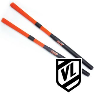 Flix Sticks Orange Drum Stick Fibre Rods Brushes