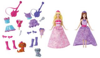 Barbie The Princess and The Popstar Mini Doll Giftset