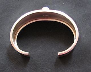 Vintage Sterling Modernist Lapis Bracelet Hallmarked